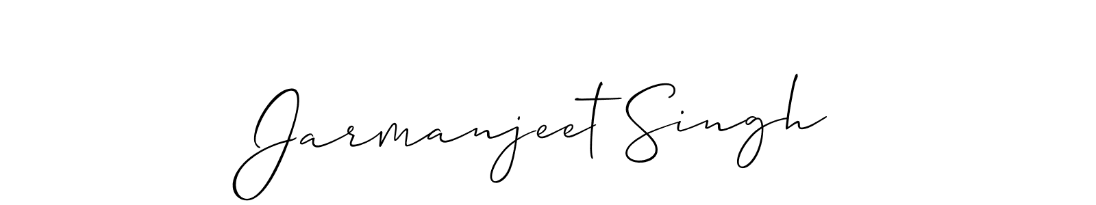 It looks lik you need a new signature style for name Jarmanjeet Singh. Design unique handwritten (Allison_Script) signature with our free signature maker in just a few clicks. Jarmanjeet Singh signature style 2 images and pictures png