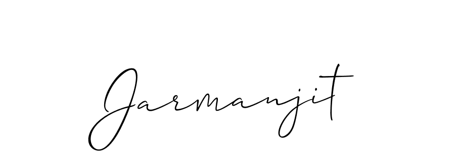 Use a signature maker to create a handwritten signature online. With this signature software, you can design (Allison_Script) your own signature for name Jarmanjit. Jarmanjit signature style 2 images and pictures png