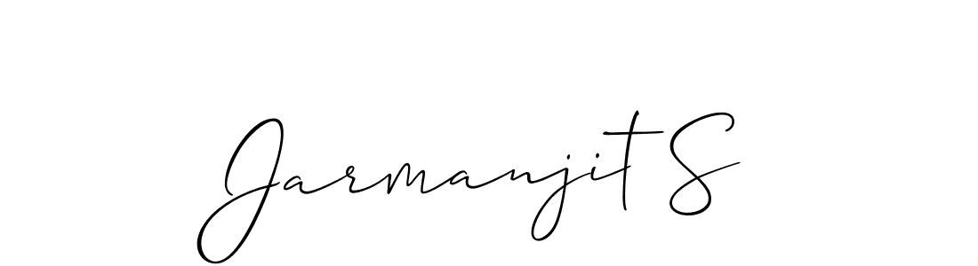 You should practise on your own different ways (Allison_Script) to write your name (Jarmanjit S) in signature. don't let someone else do it for you. Jarmanjit S signature style 2 images and pictures png