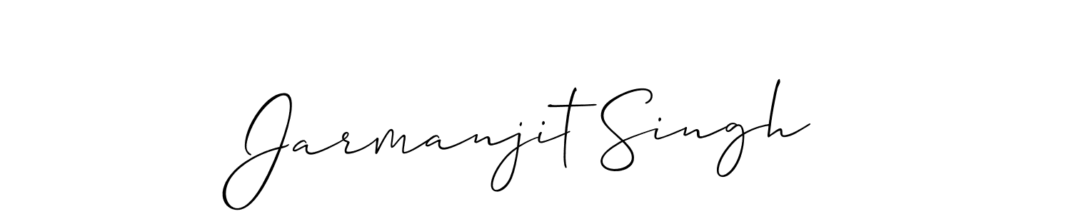 Also we have Jarmanjit Singh name is the best signature style. Create professional handwritten signature collection using Allison_Script autograph style. Jarmanjit Singh signature style 2 images and pictures png