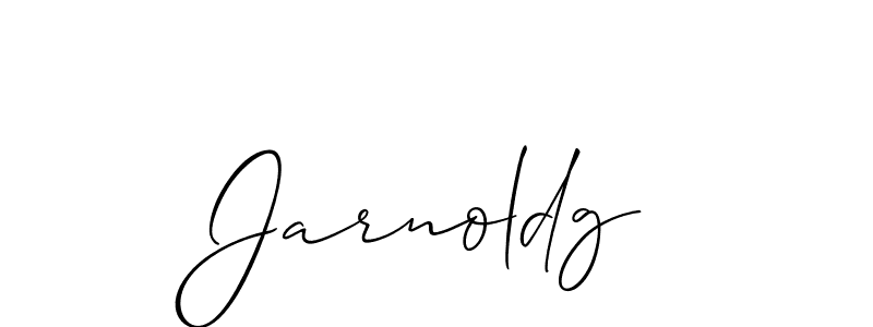 Design your own signature with our free online signature maker. With this signature software, you can create a handwritten (Allison_Script) signature for name Jarnoldg. Jarnoldg signature style 2 images and pictures png