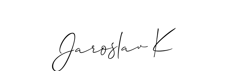 This is the best signature style for the Jaroslav K name. Also you like these signature font (Allison_Script). Mix name signature. Jaroslav K signature style 2 images and pictures png