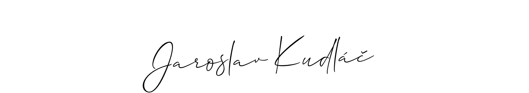 Make a beautiful signature design for name Jaroslav Kudláč. Use this online signature maker to create a handwritten signature for free. Jaroslav Kudláč signature style 2 images and pictures png