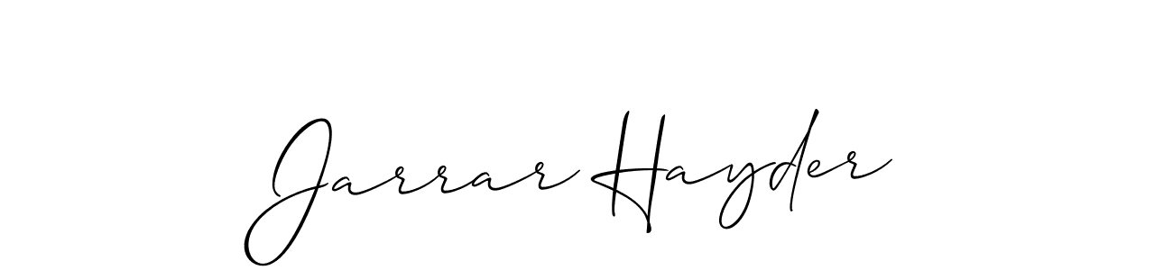 You can use this online signature creator to create a handwritten signature for the name Jarrar Hayder. This is the best online autograph maker. Jarrar Hayder signature style 2 images and pictures png