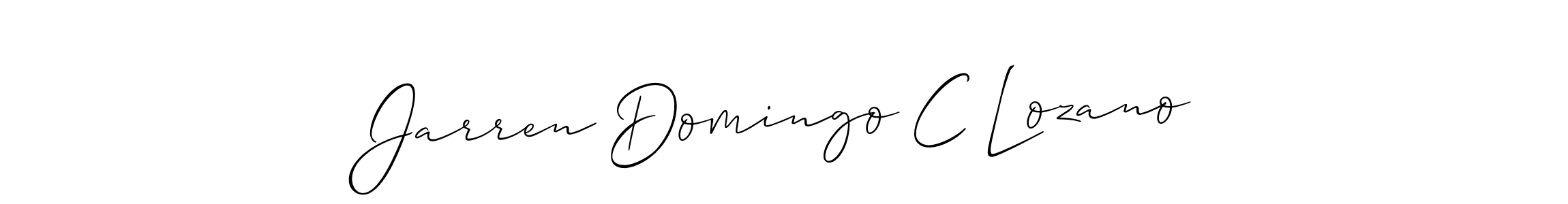You can use this online signature creator to create a handwritten signature for the name Jarren Domingo C Lozano. This is the best online autograph maker. Jarren Domingo C Lozano signature style 2 images and pictures png