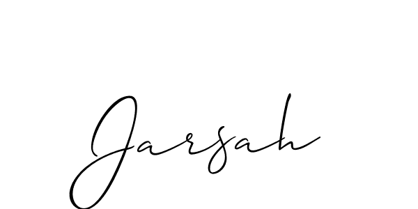 Also we have Jarsah name is the best signature style. Create professional handwritten signature collection using Allison_Script autograph style. Jarsah signature style 2 images and pictures png