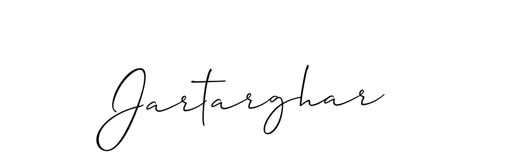 Check out images of Autograph of Jartarghar name. Actor Jartarghar Signature Style. Allison_Script is a professional sign style online. Jartarghar signature style 2 images and pictures png