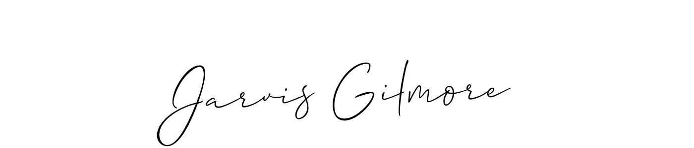 Design your own signature with our free online signature maker. With this signature software, you can create a handwritten (Allison_Script) signature for name Jarvis Gilmore. Jarvis Gilmore signature style 2 images and pictures png