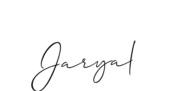 How to Draw Jaryal signature style? Allison_Script is a latest design signature styles for name Jaryal. Jaryal signature style 2 images and pictures png