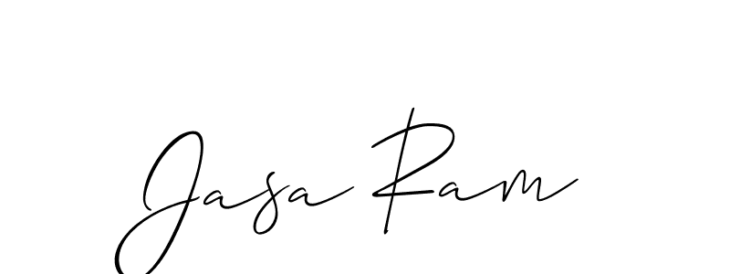 Similarly Allison_Script is the best handwritten signature design. Signature creator online .You can use it as an online autograph creator for name Jasa Ram. Jasa Ram signature style 2 images and pictures png