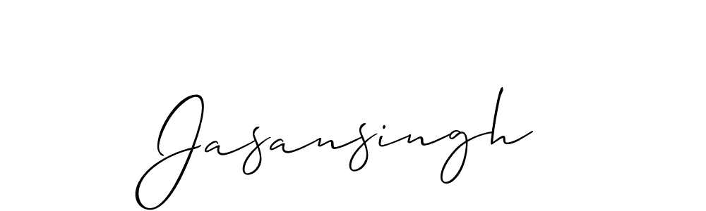 How to make Jasansingh name signature. Use Allison_Script style for creating short signs online. This is the latest handwritten sign. Jasansingh signature style 2 images and pictures png