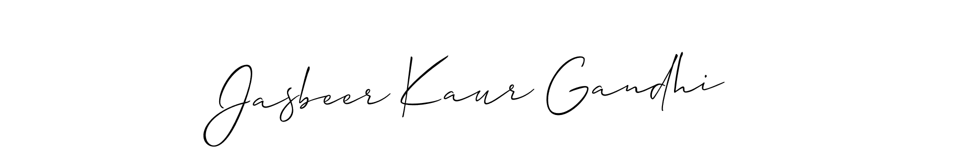 Once you've used our free online signature maker to create your best signature Allison_Script style, it's time to enjoy all of the benefits that Jasbeer Kaur Gandhi name signing documents. Jasbeer Kaur Gandhi signature style 2 images and pictures png