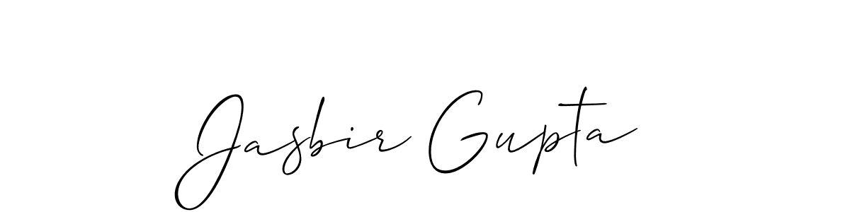 Make a beautiful signature design for name Jasbir Gupta. With this signature (Allison_Script) style, you can create a handwritten signature for free. Jasbir Gupta signature style 2 images and pictures png