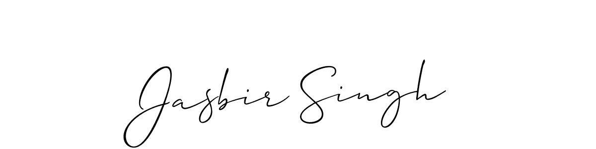 Use a signature maker to create a handwritten signature online. With this signature software, you can design (Allison_Script) your own signature for name Jasbir Singh. Jasbir Singh signature style 2 images and pictures png