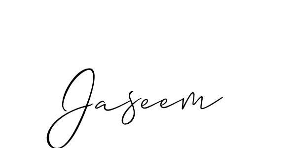 How to make Jaseem name signature. Use Allison_Script style for creating short signs online. This is the latest handwritten sign. Jaseem signature style 2 images and pictures png