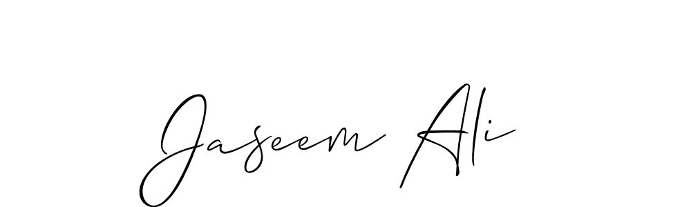 Best and Professional Signature Style for Jaseem Ali. Allison_Script Best Signature Style Collection. Jaseem Ali signature style 2 images and pictures png