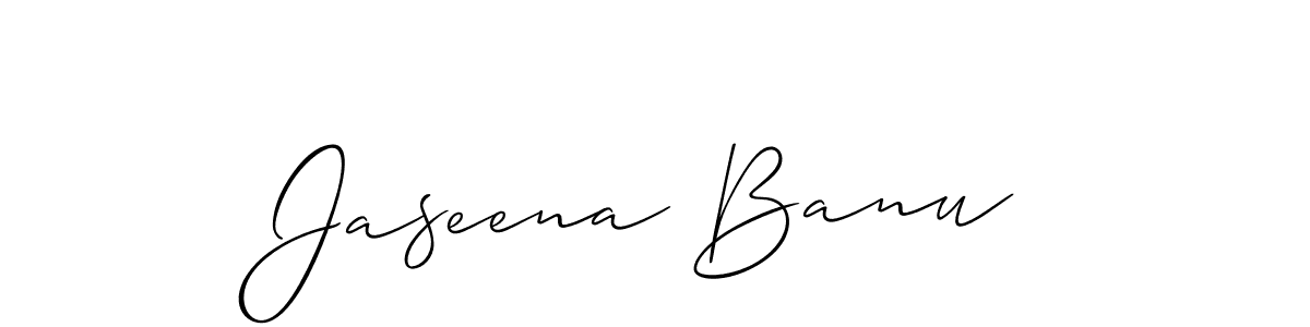 Make a beautiful signature design for name Jaseena Banu. Use this online signature maker to create a handwritten signature for free. Jaseena Banu signature style 2 images and pictures png