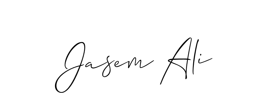 Here are the top 10 professional signature styles for the name Jasem Ali. These are the best autograph styles you can use for your name. Jasem Ali signature style 2 images and pictures png