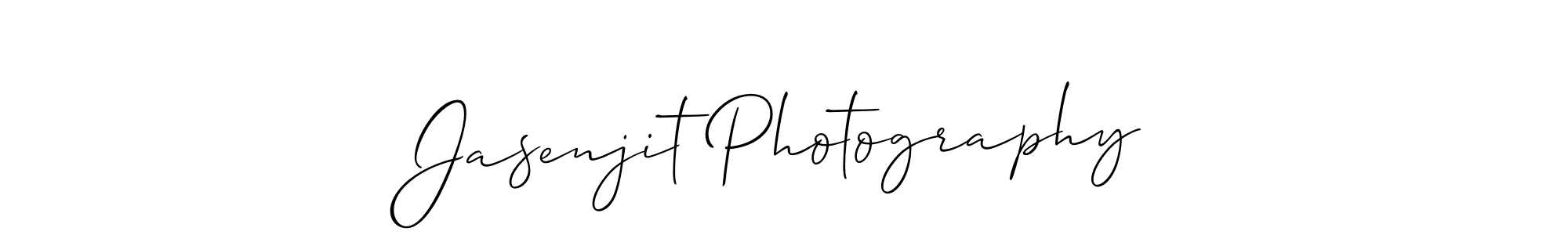 Also we have Jasenjit Photography name is the best signature style. Create professional handwritten signature collection using Allison_Script autograph style. Jasenjit Photography signature style 2 images and pictures png