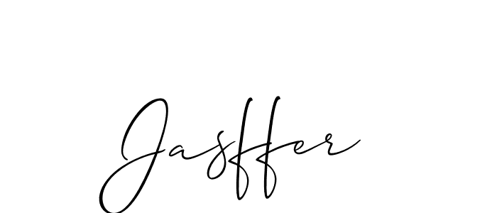 How to make Jasffer name signature. Use Allison_Script style for creating short signs online. This is the latest handwritten sign. Jasffer signature style 2 images and pictures png