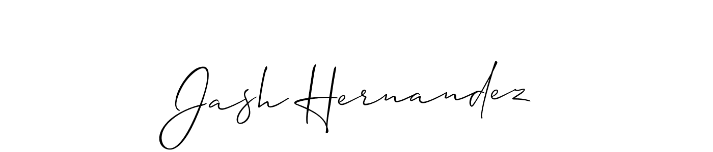 Create a beautiful signature design for name Jash Hernandez. With this signature (Allison_Script) fonts, you can make a handwritten signature for free. Jash Hernandez signature style 2 images and pictures png