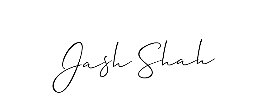 Best and Professional Signature Style for Jash Shah. Allison_Script Best Signature Style Collection. Jash Shah signature style 2 images and pictures png