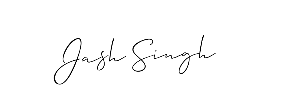 Jash Singh stylish signature style. Best Handwritten Sign (Allison_Script) for my name. Handwritten Signature Collection Ideas for my name Jash Singh. Jash Singh signature style 2 images and pictures png