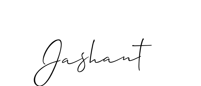 You should practise on your own different ways (Allison_Script) to write your name (Jashant) in signature. don't let someone else do it for you. Jashant signature style 2 images and pictures png