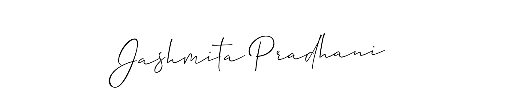 How to Draw Jashmita Pradhani signature style? Allison_Script is a latest design signature styles for name Jashmita Pradhani. Jashmita Pradhani signature style 2 images and pictures png