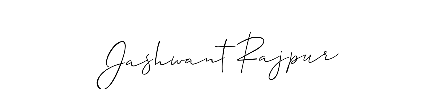 The best way (Allison_Script) to make a short signature is to pick only two or three words in your name. The name Jashwant Rajpur include a total of six letters. For converting this name. Jashwant Rajpur signature style 2 images and pictures png