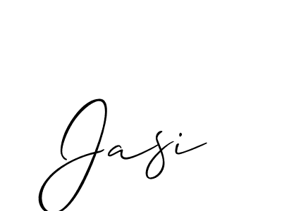 How to Draw Jasi signature style? Allison_Script is a latest design signature styles for name Jasi. Jasi signature style 2 images and pictures png