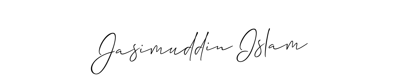 Jasimuddin Islam stylish signature style. Best Handwritten Sign (Allison_Script) for my name. Handwritten Signature Collection Ideas for my name Jasimuddin Islam. Jasimuddin Islam signature style 2 images and pictures png