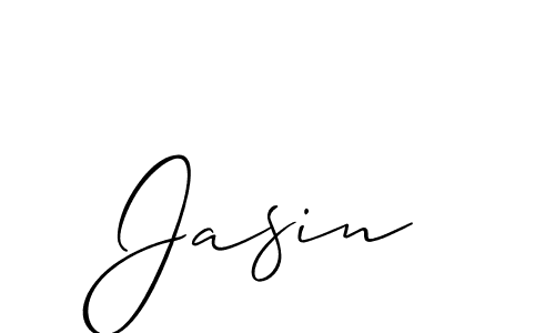 if you are searching for the best signature style for your name Jasin. so please give up your signature search. here we have designed multiple signature styles  using Allison_Script. Jasin signature style 2 images and pictures png