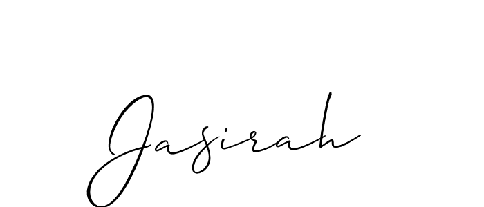 Similarly Allison_Script is the best handwritten signature design. Signature creator online .You can use it as an online autograph creator for name Jasirah. Jasirah signature style 2 images and pictures png