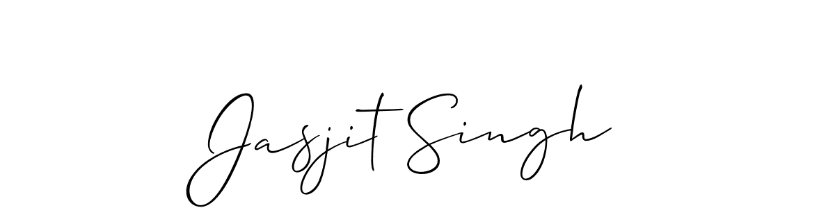 How to make Jasjit Singh signature? Allison_Script is a professional autograph style. Create handwritten signature for Jasjit Singh name. Jasjit Singh signature style 2 images and pictures png