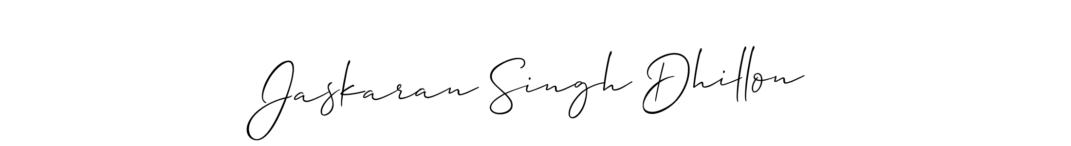 How to Draw Jaskaran Singh Dhillon signature style? Allison_Script is a latest design signature styles for name Jaskaran Singh Dhillon. Jaskaran Singh Dhillon signature style 2 images and pictures png