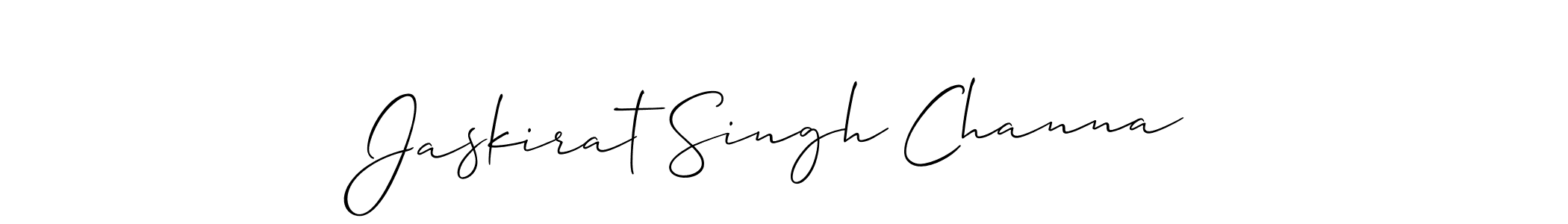 You should practise on your own different ways (Allison_Script) to write your name (Jaskirat Singh Channa) in signature. don't let someone else do it for you. Jaskirat Singh Channa signature style 2 images and pictures png