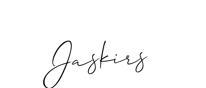 Also You can easily find your signature by using the search form. We will create Jaskirs name handwritten signature images for you free of cost using Allison_Script sign style. Jaskirs signature style 2 images and pictures png