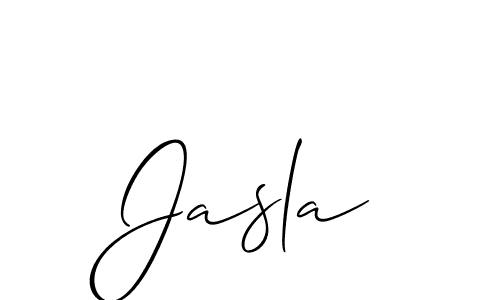 Also You can easily find your signature by using the search form. We will create Jasla name handwritten signature images for you free of cost using Allison_Script sign style. Jasla signature style 2 images and pictures png