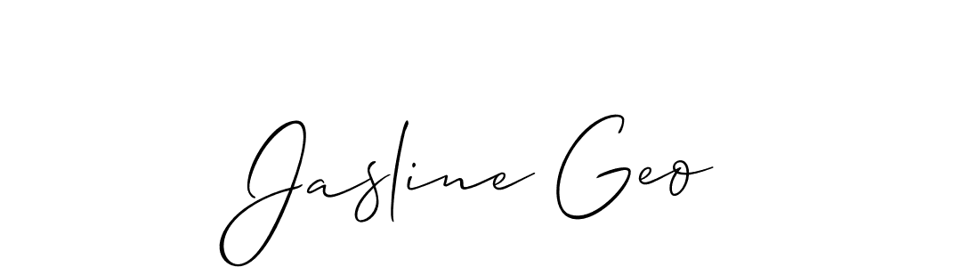 Once you've used our free online signature maker to create your best signature Allison_Script style, it's time to enjoy all of the benefits that Jasline Geo name signing documents. Jasline Geo signature style 2 images and pictures png