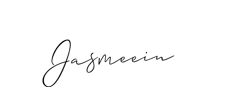 Also we have Jasmeein name is the best signature style. Create professional handwritten signature collection using Allison_Script autograph style. Jasmeein signature style 2 images and pictures png