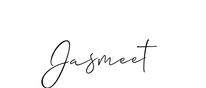 Best and Professional Signature Style for Jasmeet. Allison_Script Best Signature Style Collection. Jasmeet signature style 2 images and pictures png