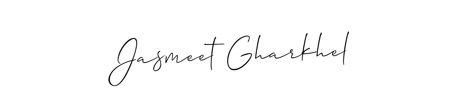 Once you've used our free online signature maker to create your best signature Allison_Script style, it's time to enjoy all of the benefits that Jasmeet Gharkhel name signing documents. Jasmeet Gharkhel signature style 2 images and pictures png