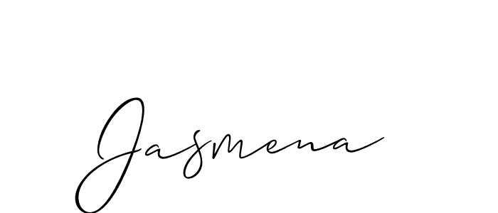 Similarly Allison_Script is the best handwritten signature design. Signature creator online .You can use it as an online autograph creator for name Jasmena. Jasmena signature style 2 images and pictures png