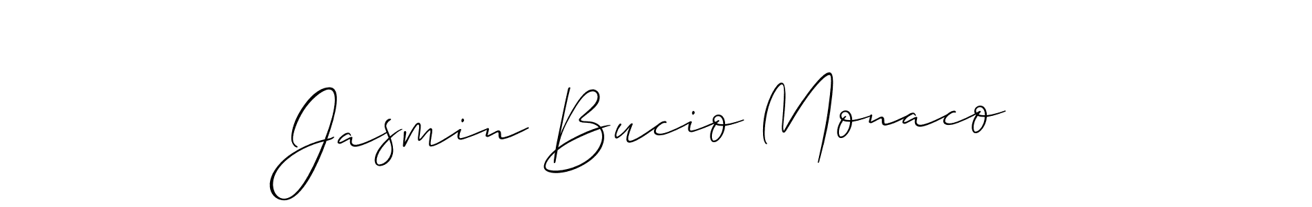 You can use this online signature creator to create a handwritten signature for the name Jasmin Bucio Monaco. This is the best online autograph maker. Jasmin Bucio Monaco signature style 2 images and pictures png