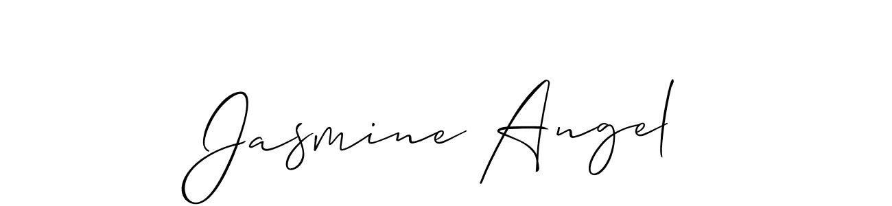 Also we have Jasmine Angel name is the best signature style. Create professional handwritten signature collection using Allison_Script autograph style. Jasmine Angel signature style 2 images and pictures png