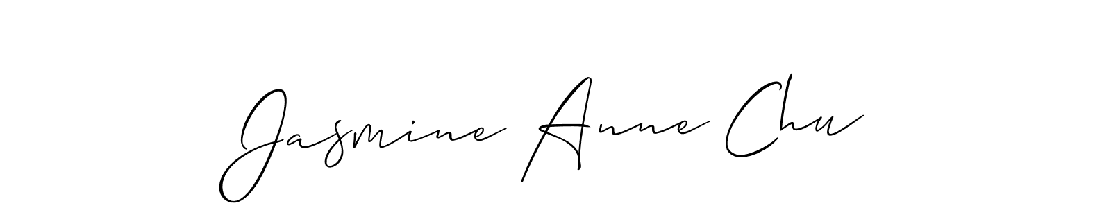 Check out images of Autograph of Jasmine Anne Chu name. Actor Jasmine Anne Chu Signature Style. Allison_Script is a professional sign style online. Jasmine Anne Chu signature style 2 images and pictures png