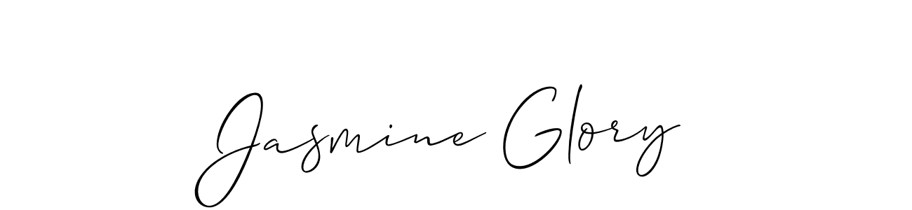 Make a beautiful signature design for name Jasmine Glory. Use this online signature maker to create a handwritten signature for free. Jasmine Glory signature style 2 images and pictures png