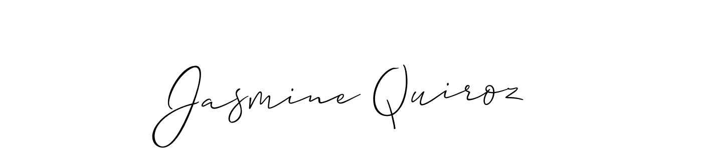 Check out images of Autograph of Jasmine Quiroz name. Actor Jasmine Quiroz Signature Style. Allison_Script is a professional sign style online. Jasmine Quiroz signature style 2 images and pictures png