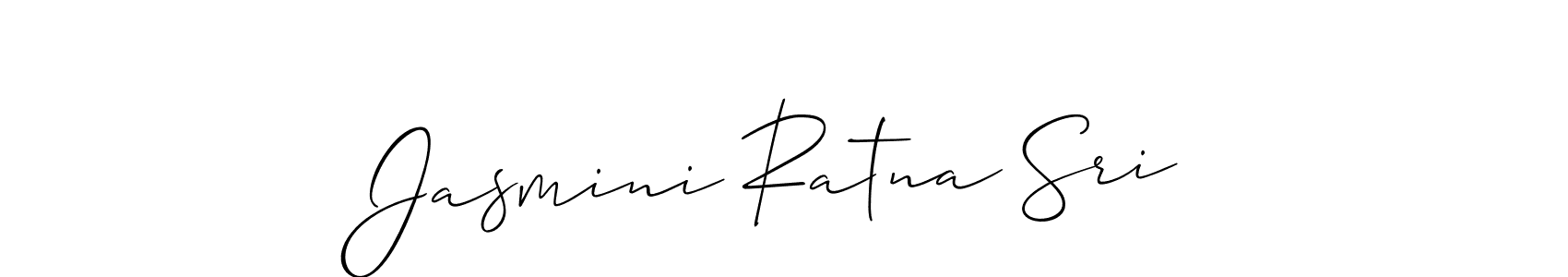 Check out images of Autograph of Jasmini Ratna Sri name. Actor Jasmini Ratna Sri Signature Style. Allison_Script is a professional sign style online. Jasmini Ratna Sri signature style 2 images and pictures png